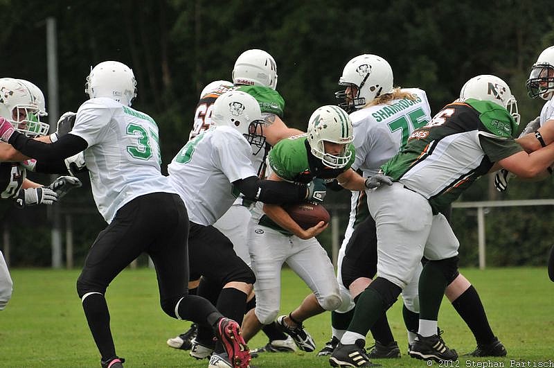 01.09.2012 Neuss Frogs vs. Mülheim Shamrocks (40:8) 