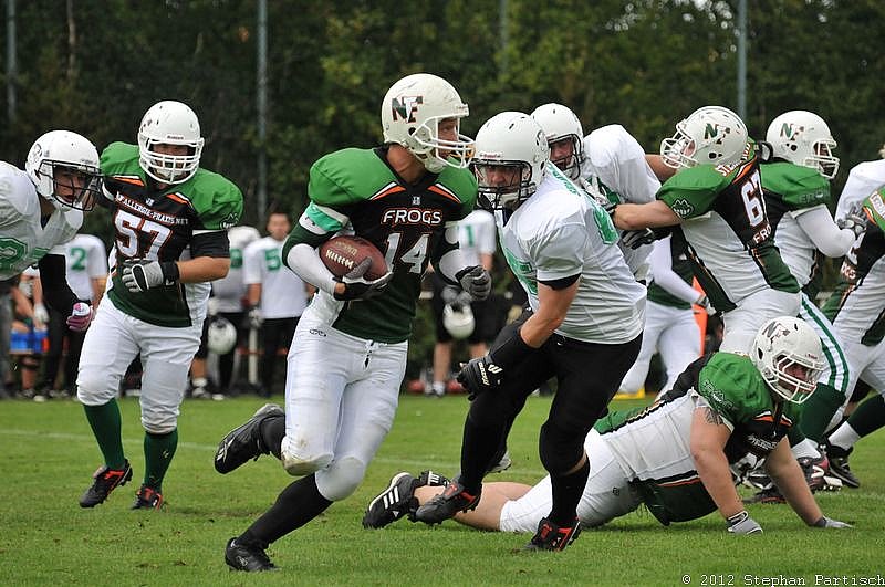 01.09.2012 Neuss Frogs vs. Mülheim Shamrocks (40:8) 