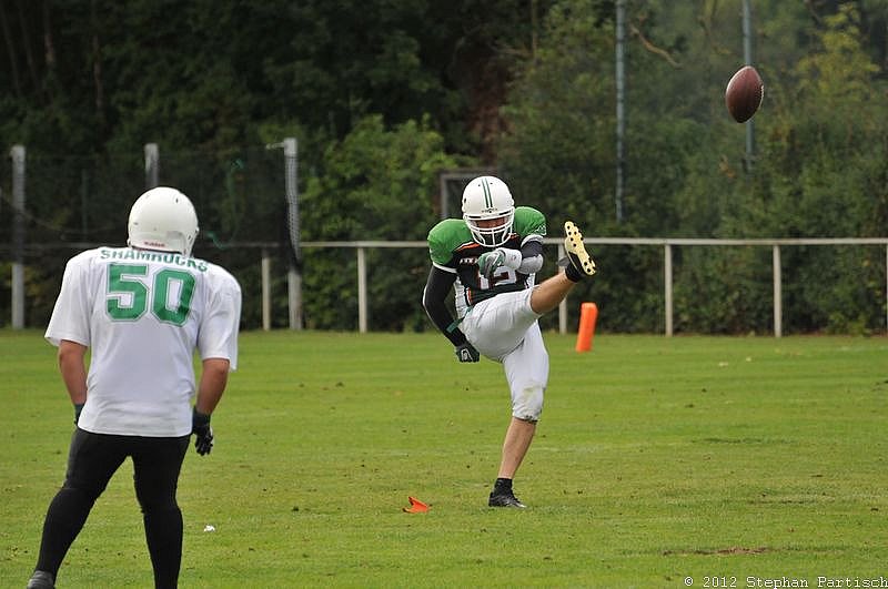 01.09.2012 Neuss Frogs vs. Mülheim Shamrocks (40:8) 