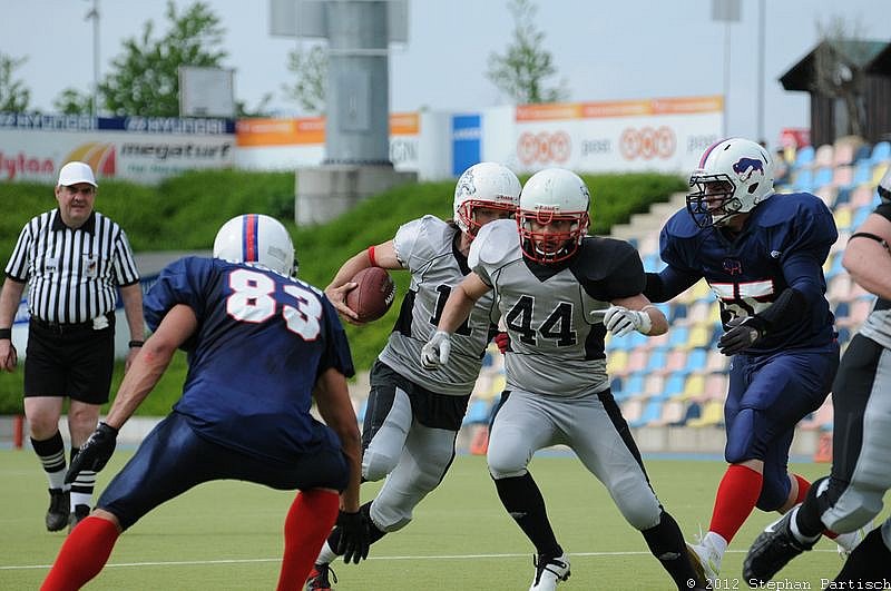 19.05.2012 Mönchengladbach Wolfpack vs. Kreis Heinsberg Bisons (40:2) 