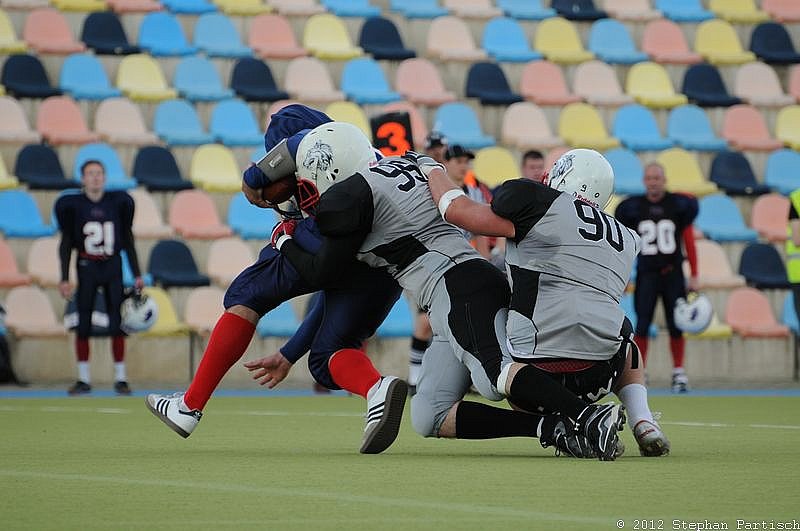19.05.2012 Mönchengladbach Wolfpack vs. Kreis Heinsberg Bisons (40:2) 
