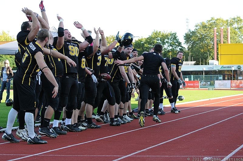 30.09.2012 Düsseldorf Bulldozer vs. Münster Mammuts (10:7) 