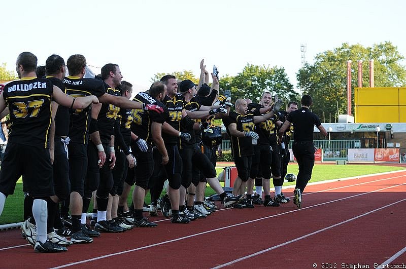 30.09.2012 Düsseldorf Bulldozer vs. Münster Mammuts (10:7) 