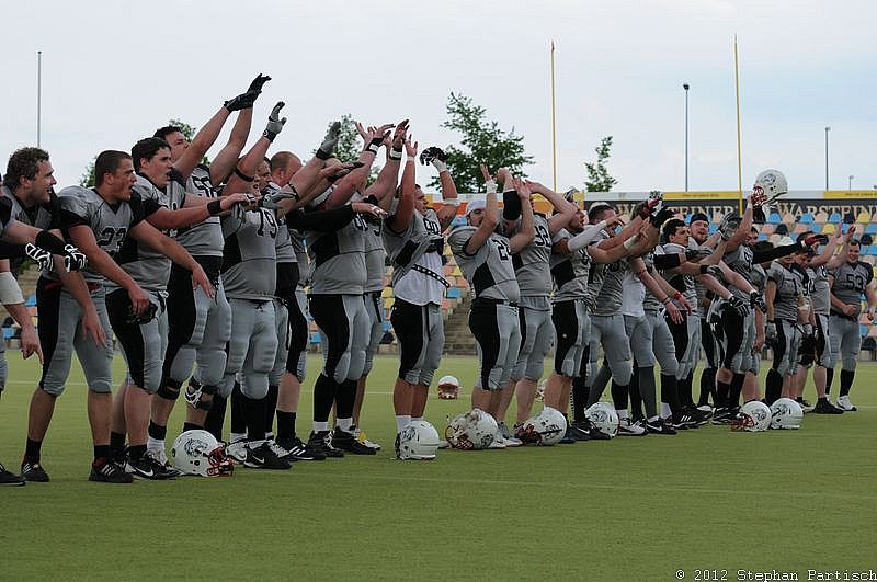 19.05.2012 Mönchengladbach Wolfpack vs. Kreis Heinsberg Bisons (40:2) 
