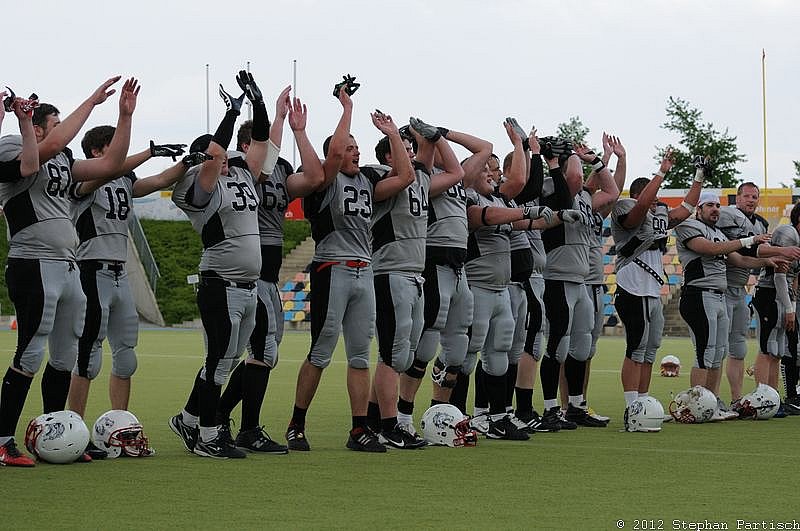 19.05.2012 Mönchengladbach Wolfpack vs. Kreis Heinsberg Bisons (40:2) 