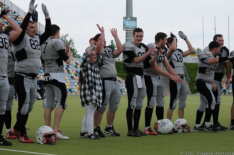 19.05.2012 Mönchengladbach Wolfpack vs. Kreis Heinsberg Bisons (40:2) 