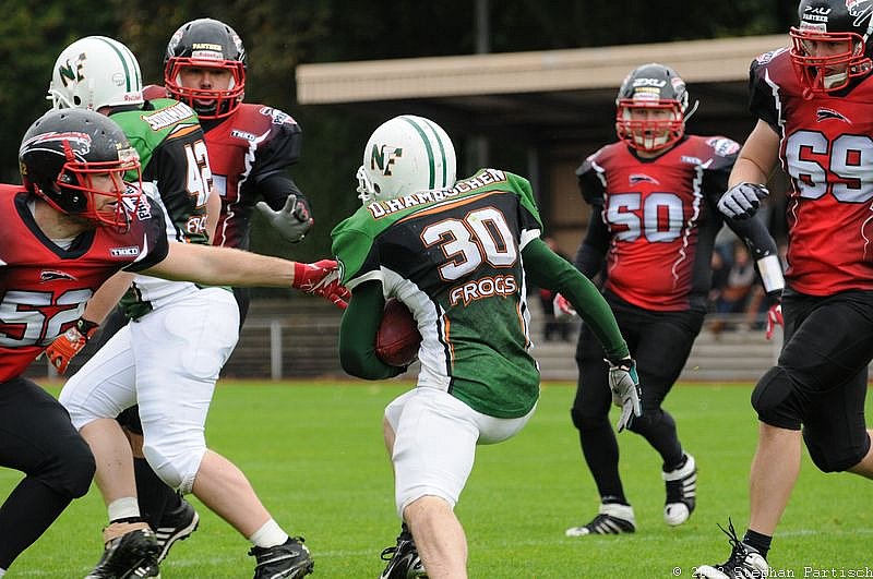 03.10.2012 Düsseldorf Panther II vs. Neuss Frogs (56:12) 