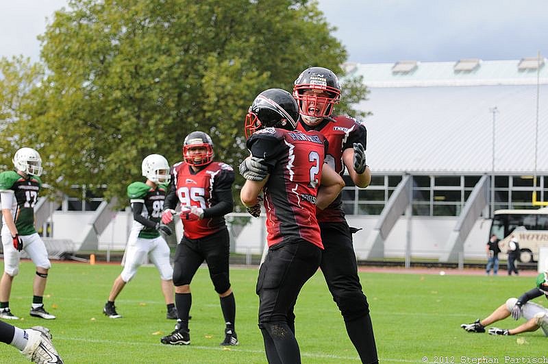 03.10.2012 Düsseldorf Panther II vs. Neuss Frogs (56:12) 