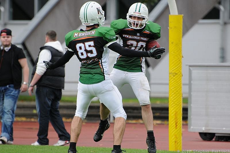 03.10.2012 Düsseldorf Panther II vs. Neuss Frogs (56:12) 