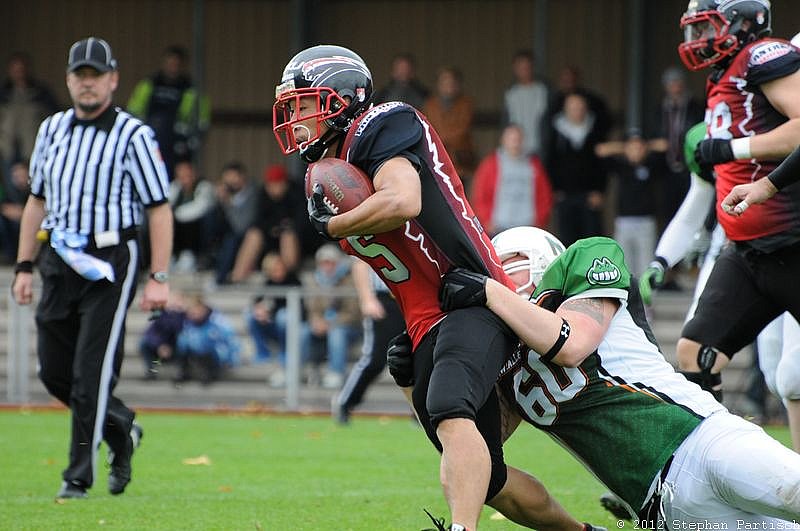 03.10.2012 Düsseldorf Panther II vs. Neuss Frogs (56:12) 