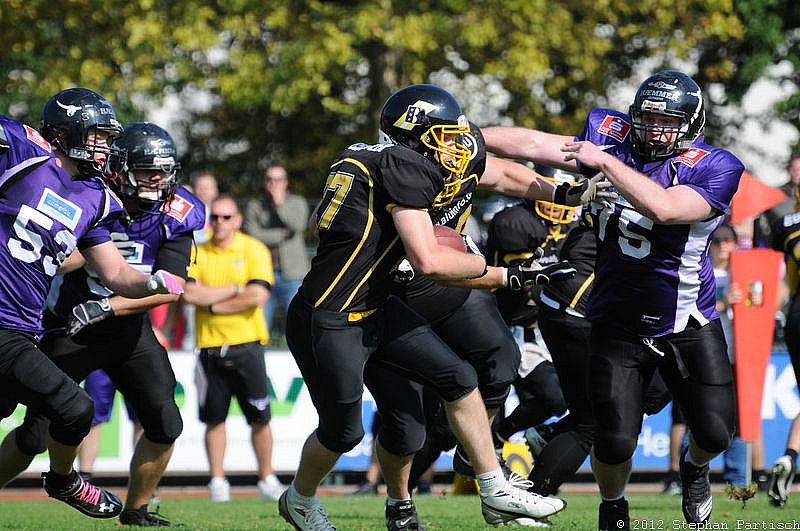 16.09.2012 Düsseldorf Bulldozer vs. Langenfeld Longhorns (0:76) 